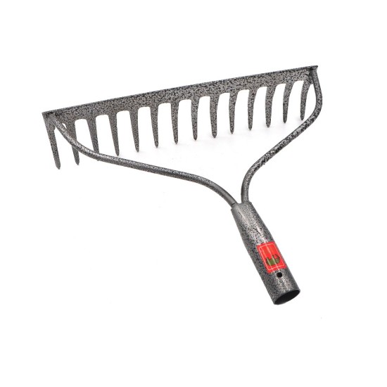 Hot sale High quality Outdoor garden hand tools Hot 14T garden Iron leaf rake Factory Price