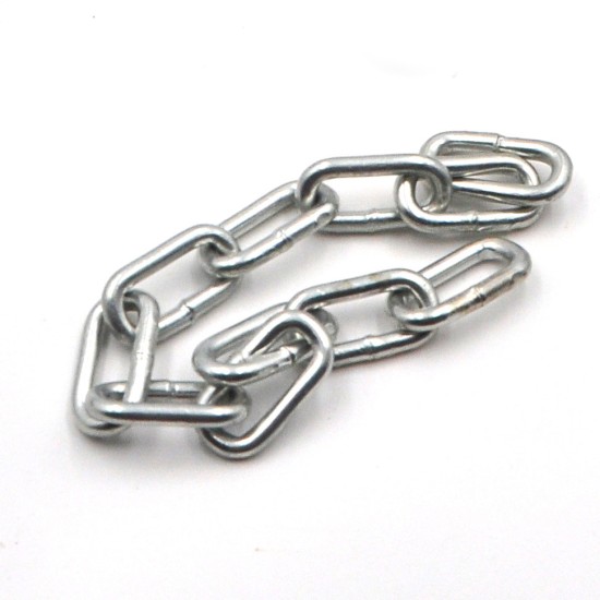 G30 Galvanized Welded DIN5685A Short Steel Link Chain no burr chain