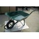 Hot selling WB6400 pneumatic tyre 0.6mm Steel galvanized Tray Garden Tools Wheelbarrow