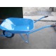 Hot selling WB6400 pneumatic tyre 0.6mm Steel galvanized Tray Garden Tools Wheelbarrow