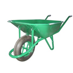 6400 Solid wheel 3.50-8 Steel Tray Garden Tools construction Farm Equipment heavy duty steel garden wheelbarrow