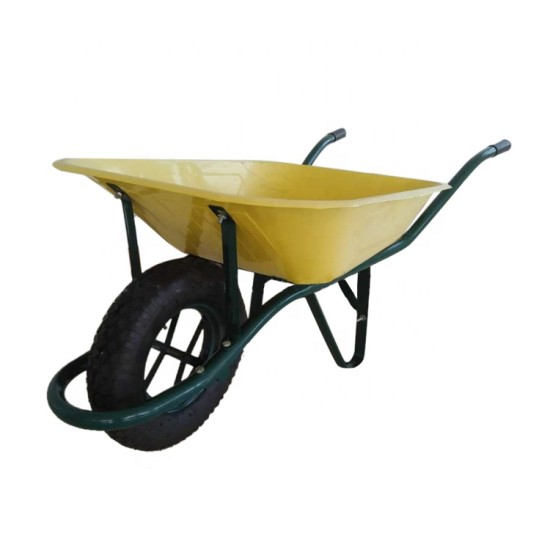 6400 Solid wheel 3.50-8 Steel Tray Garden Tools construction Farm Equipment heavy duty steel garden wheelbarrow