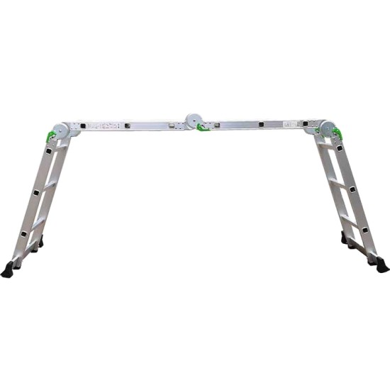 Aluminum Multifunctional /Multipurpose Foldable Stepladder 4x2 4x3 4x4 4x5 4x6 Step 3m 4m 5m 6m 7m Multifunction Ladder