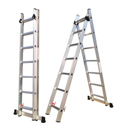 Hot Sale Daily Home Use Aluminum Step Ladder Two Section Aluminum Extension Ladder