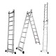 3.8m/4m/4.4m/5m/5.8m/6.2m Lidl Aluminum Ladder Telescopic Extension Retractable Folding Stairs Ladder