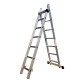 3.8m/4m/4.4m/5m/5.8m/6.2m Lidl Aluminum Ladder Telescopic Extension Retractable Folding Stairs Ladder