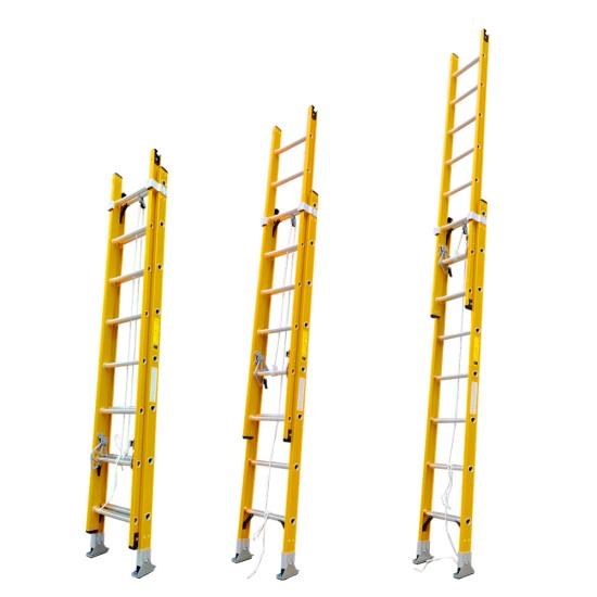 High Quality Durable Aluminum Telescopic Folding step Ladder Fiberglass Extension Ladder