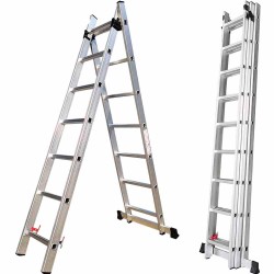 aluminum telescopic extension multi-purpose household ladder 6 step