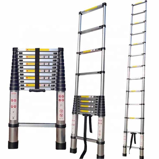 Aluminum Telescopic Articulated Ladder Stairs 2.6m 2.9m 3.2m 3.8m 4.1m 4.4m 5m 5.4m 5.8m