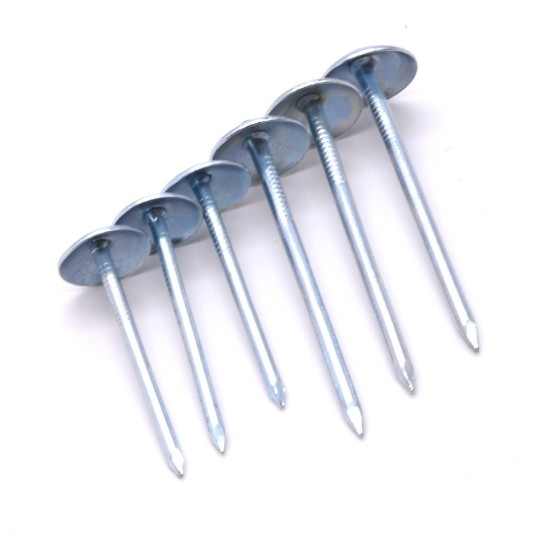 Hot Sale Umbrella Head Twisted Shank roofing nail roofing nail with washers