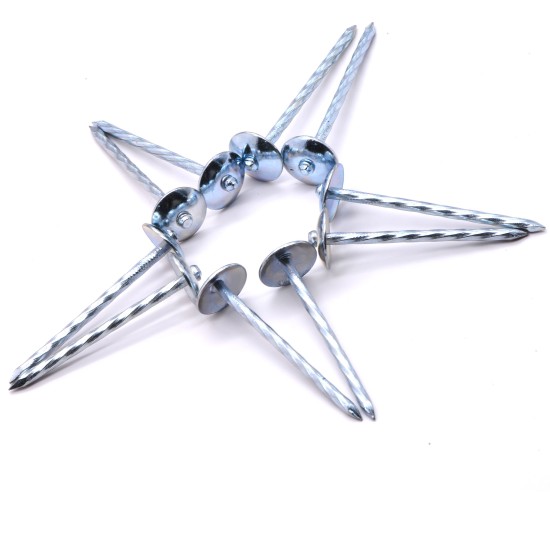 umbrella type roofing nail electro galvanized roofing nails with umbrella head