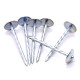 roofing nails with rubber washer umbrella head roofing twist nails