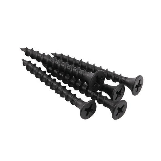 galvanized drywall screw finel thread black screw coarse thread drywall screw