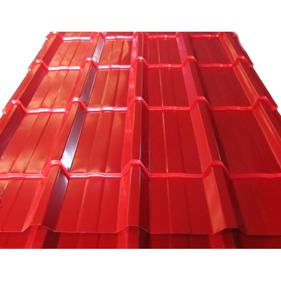 prepainted corrugated metal roofing sheet gi color coated pre-painted roof sheet