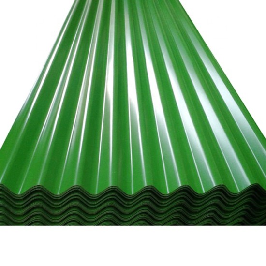 prepainted corrugated metal roofing sheet gi color coated pre-painted roof sheet