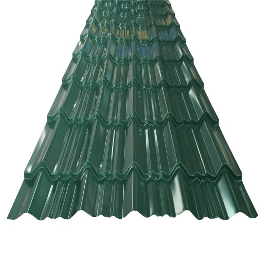 prepainted corrugated metal roofing sheet gi color coated pre-painted roof sheet