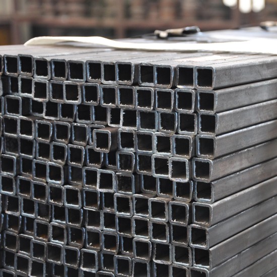 MS ERW hollow section square Rectangle Round pipe Hollow Iron Pipe Welded Metal Iron Black Steel Pipe Tube