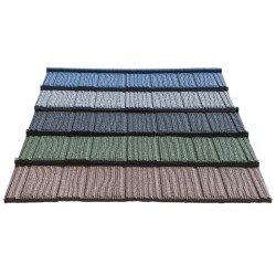 Best Selling Roofing Sheet Long span Building Roofs Material Colorful Stone Coated Metal Roof Tile