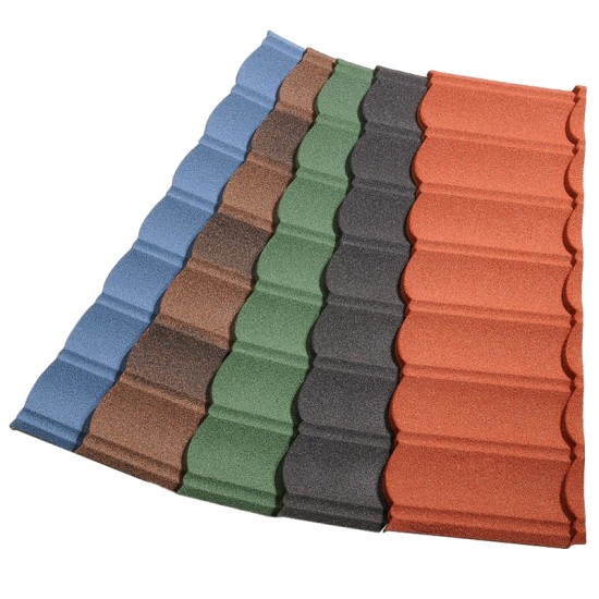 Best China Low Price Building Materials Colorful Stone Coated Metal Roof Tiles