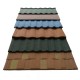 Black stone coated metal shingle tile per pc in China suppliers metal Aluminum roof tiles