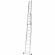 Portable Foldable gold aluminium ladder telescopic extension ladder